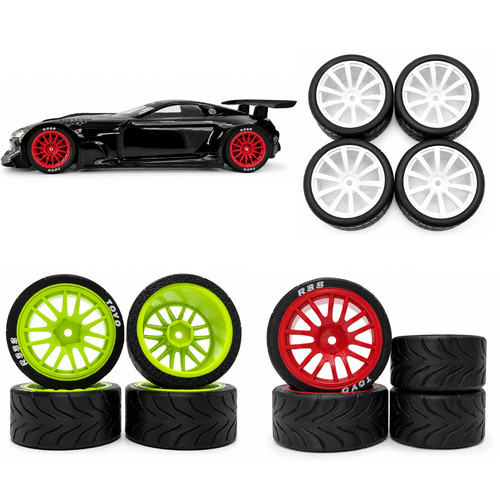 Car wheels toyo - x4, red